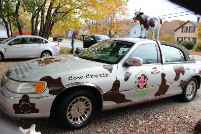 Cow car from side